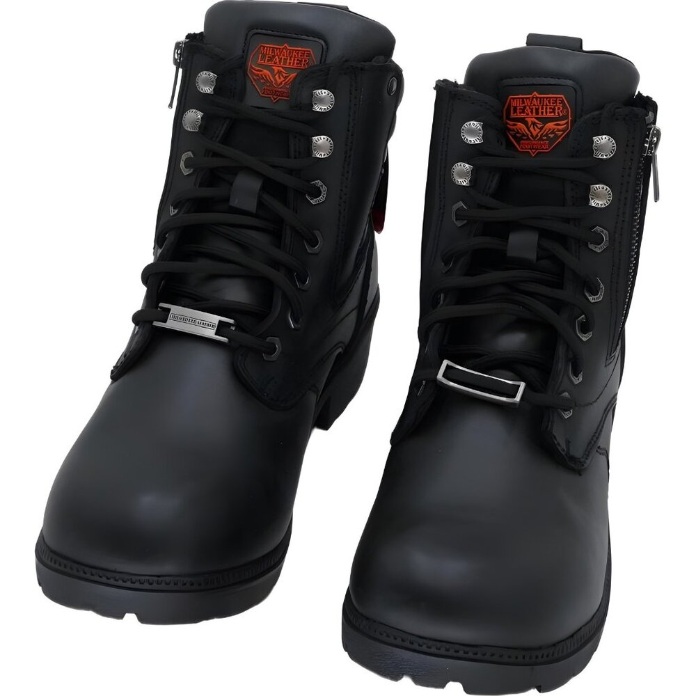 Women's Milwaukee MBL9320W Motorcycle Boots Black US 9.5 W - Picture 5 of 6